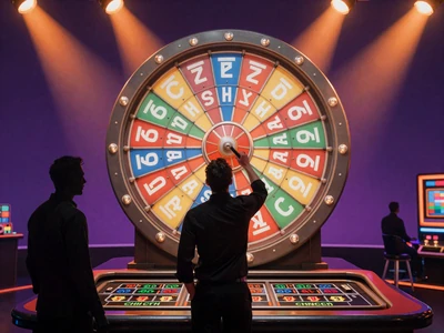 Crazy Time Live Game Show mit Rad bei SpinGranny