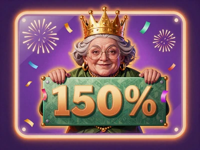 150 Prozent Match dritter Einzahlungsbonus SpinGranny